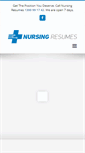 Mobile Screenshot of nursingresumes.com.au
